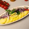 Сельдь слабосоленая с картофелем и красным луком в Фаэтон по цене 350
