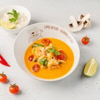 Том Ям с морепродуктами на кокосовом молоке в АндерСон