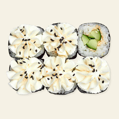 Классический сливочный ролл с огурцом в Томята Тосуши по цене 396 ₽