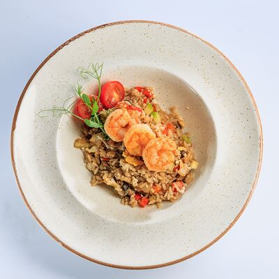 Тяхан с креветками в Семейный ресторан Tiki&Taki по цене 550 ₽