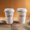 Логотип кафе Jamaica Coffee to go