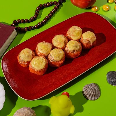 Запеченный ролл с крабом в Сушки на макушке по цене 1490