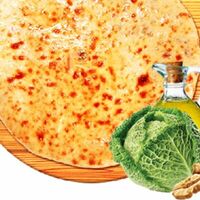 Постный пирог с капустой и грецким орехом в Foodgin