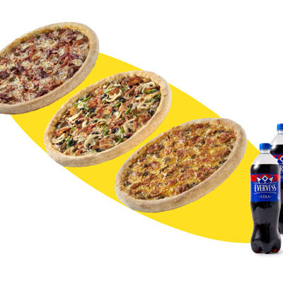 Могучая Тройка в Папа Джонс по цене 4530 ₽