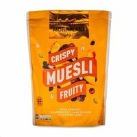 Мюсли Mornflake Crispy Fruity с фруктами зип-пакет в Азбука Вкуса Экспресс Меню