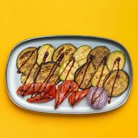 Овощи гриль в Meat Project