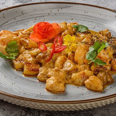 Ньокки Том ям с креветками в Duran Bar & Grill по цене 644