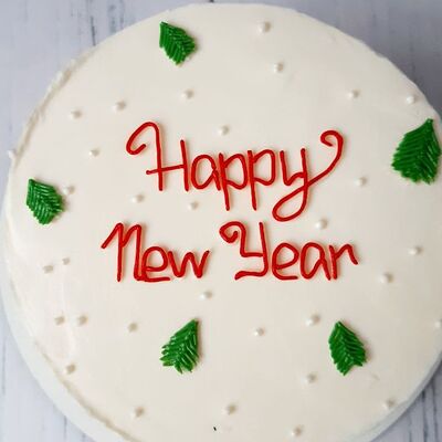 Бенто-торт к новому году Happy New Year в Премиум торт по цене 2300 ₽