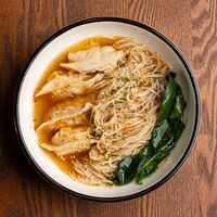 Креветочный бульон с вонтонами в Тяньгоу