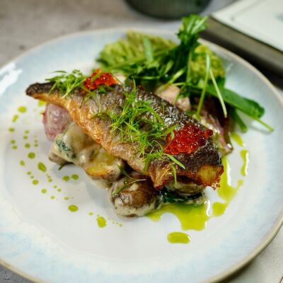 Филе Сибаса и Шпинат в Gaudi по цене 1980 ₽