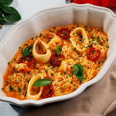 Ризотто с морепродуктами в Lucia osteria по цене 1810 ₽