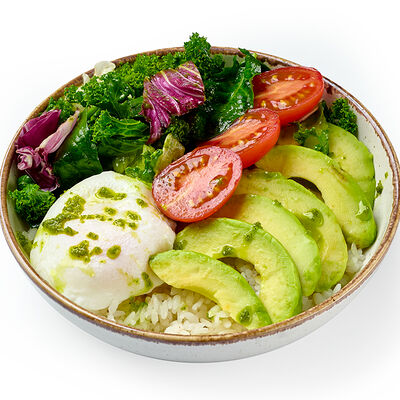 Боул с яйцом пашот в Кофеин по цене 480