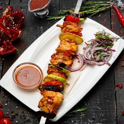 Шашлык из овощей гриль в Мясье House по цене 650 ₽