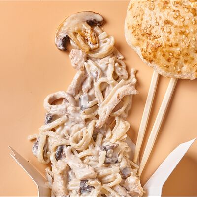 Лапша с курицей и грибами в Cheddar Pizza по цене 600