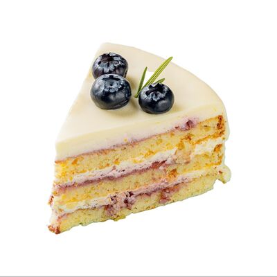 Торт безглютеновый на миндальной муке с йогуртовым кремом в Ромбаба по цене 445 ₽