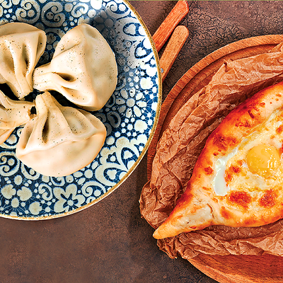 Комбо Бомба - Хинкали с говядиной и свининой и Хачапури по-аджарски в Айран по цене 669 ₽