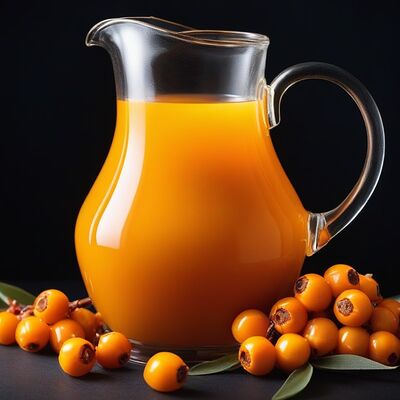 Домашний морс Облепиха в DARK SIDE шаурма & гриль по цене 160 ₽