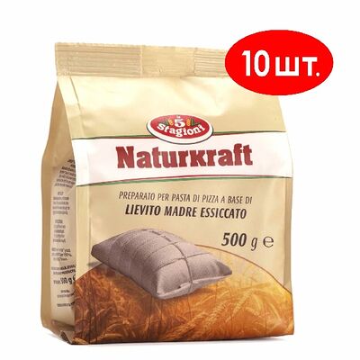 Смесь Le 5 Stagioni Натуркрафт для пиццы, сухая на основе закваски, 500 г * 10 шт. в Ченто пицца М7 по цене 10600 ₽