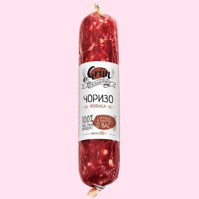 Продукт растительный Колбаса Чоризо Dr. Grun в Вегетарианское кафе Ananda по цене 384 ₽