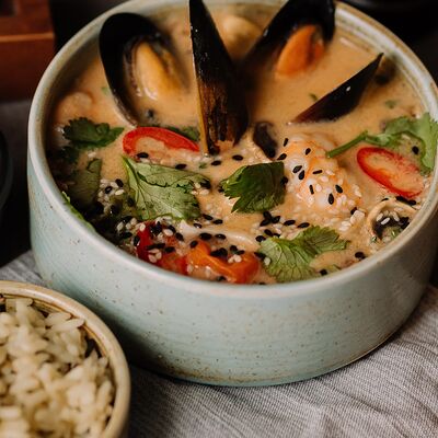 Том-Ям с морепродуктами в Мама Хуана по цене 26 р.