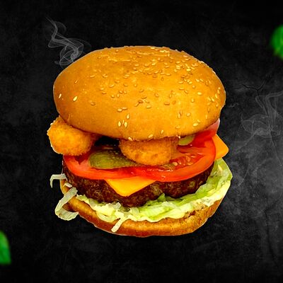 Бургер с наггетсами в Sopranopizza по цене 500 ₽