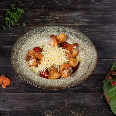 Цезарь с креветками в Ассадо по цене 700 ₽