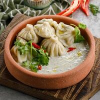 Мини-хинкали с сыром в чесночном соусе в ЛарисуВаннуХочу