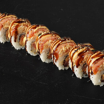 Ролл с острым тунцом и грибами Эноки в Yami Yami по цене 920 ₽