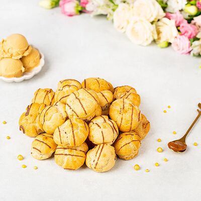 Профитроли крем-брюле пирожные в У Палыча. С пылу, с жару! по цене 511 ₽