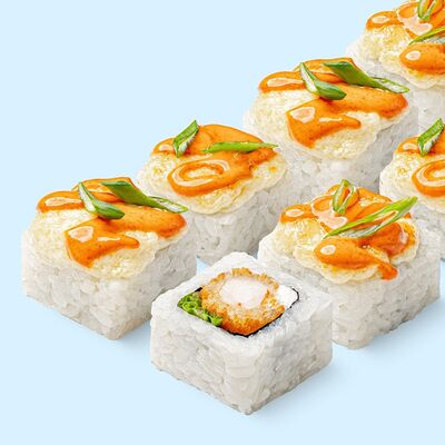 Запечённый Эби спайс в Ёбидоёби по цене 545 ₽