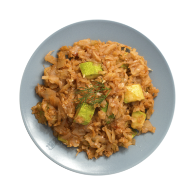 Капуста тушеная с кабачками в Азбука Вкуса Экспресс Меню по цене 173 ₽