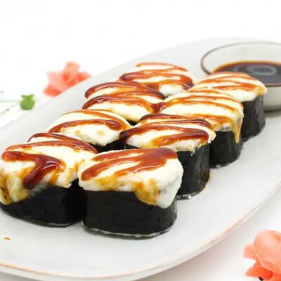 Запеченный ролл с угрем в Суши Land по цене 549 ₽