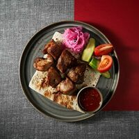 Шашлык из cвинoй шеи в MARSALA