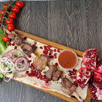 Шашлык из баранины (мякоть) в Чебуреки по цене 940 ₽