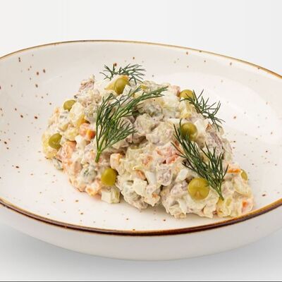 Оливье с мясом в CrepeCafe по цене 2240 ₸