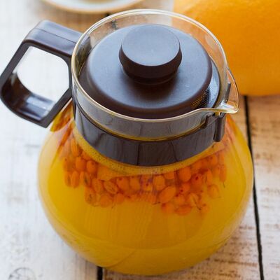 Чай Облепиха-грейпфрут в Пекарня Мишеля по цене 600 ₽