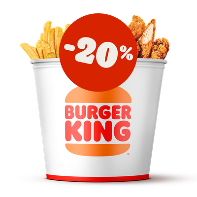 Кинг Букет Стрипсы Микс в Burger King по цене 22 р.