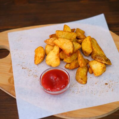 Картофель по-деревенски в Хачапури & Кофе по цене 250 ₽