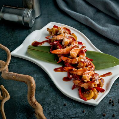 Креветки по-азиатскив Белый Аист по цене 710 ₽