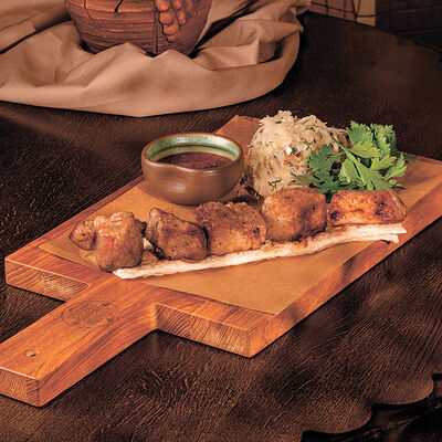 Шашлык из свиной шеи в Аджикинежаль по цене 745 ₽