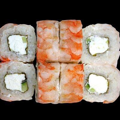 Филадельфия с креветкой в Gravity Rolls по цене 449 ₽
