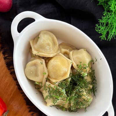 Пельмени свинина-говядина в LEMONADE по цене 219 ₽