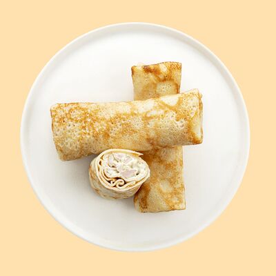 Блинчики с цыплёнком в сливках в Цех85 по цене 395 ₽