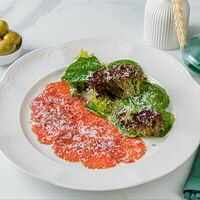 Карпаччо из говядиныв De Laura