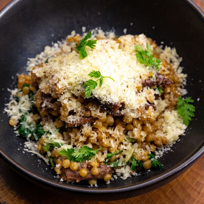 Птитим, томленая говядина в Галки по цене 1050 ₽