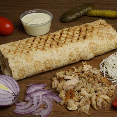 Шаверма с лучком в GRILL & SUSHIMASTER - ГРИЛЬ и СУШИ МАСТЕР по цене 189