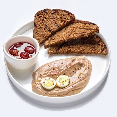 Паштет из куриной печени с мостардой в Drunken duck pub по цене 680 ₽