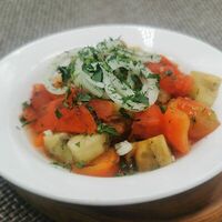 Печеные овощи в Шашлычная огонь