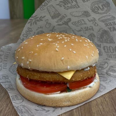 Бургер с курицейв OK Burger по цене 330 ₽