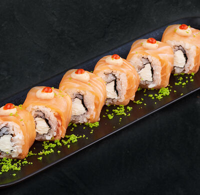 Спайси филадельфия с лососем в Mojo по цене 590